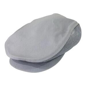Marc Jacobs Men’s Gray Ivy Flat Cap Mesh Vent Summer Driving Hat O/S Summer